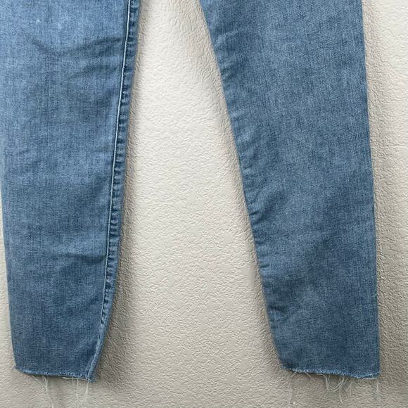 Hudson Blue Low Rise Denim Collin Light Washed Raw Hem Skinny Ankle Jeans 26 - Picture 9 of 14